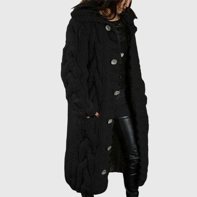 Janis - Women Chunky Knit Long Cardigan