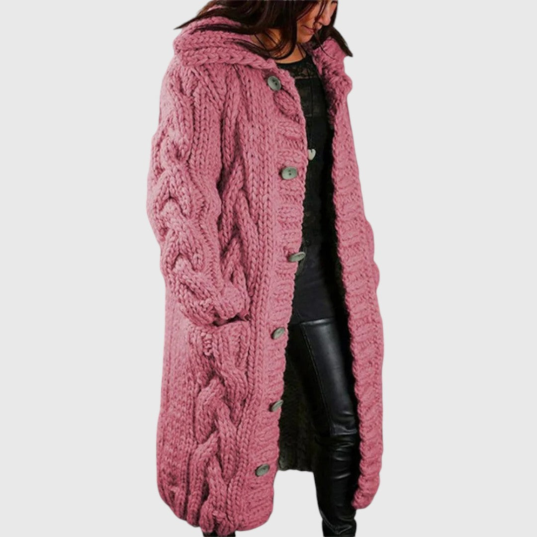 Janis - Women Chunky Knit Long Cardigan