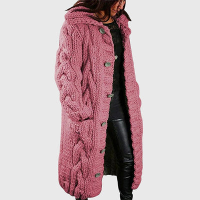 Janis - Women Chunky Knit Long Cardigan