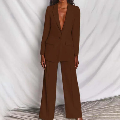 Meghan - Tailored Blazer & Wide-Leg Trousers