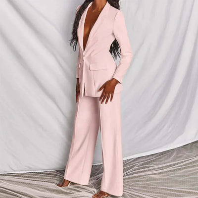 Meghan - Tailored Blazer & Wide-Leg Trousers